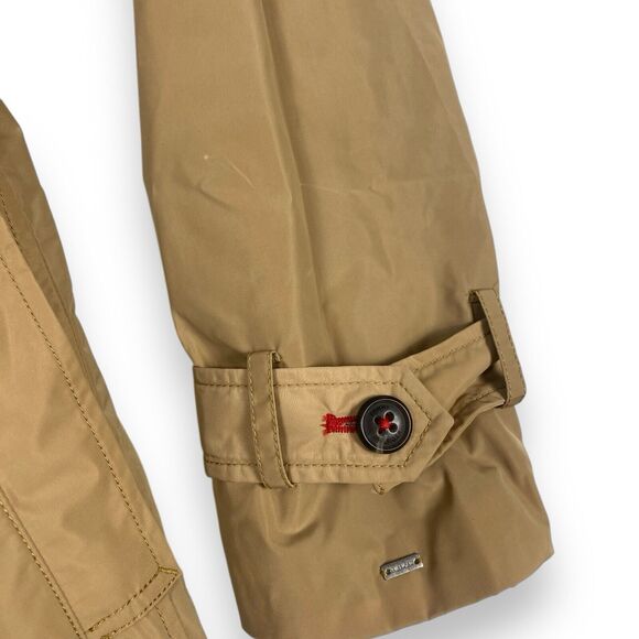 TOMMY HILFIGER Women's Classic Trench Rain Classy Lux Quality Coat Sz M WP98 - Picture 4 of 12